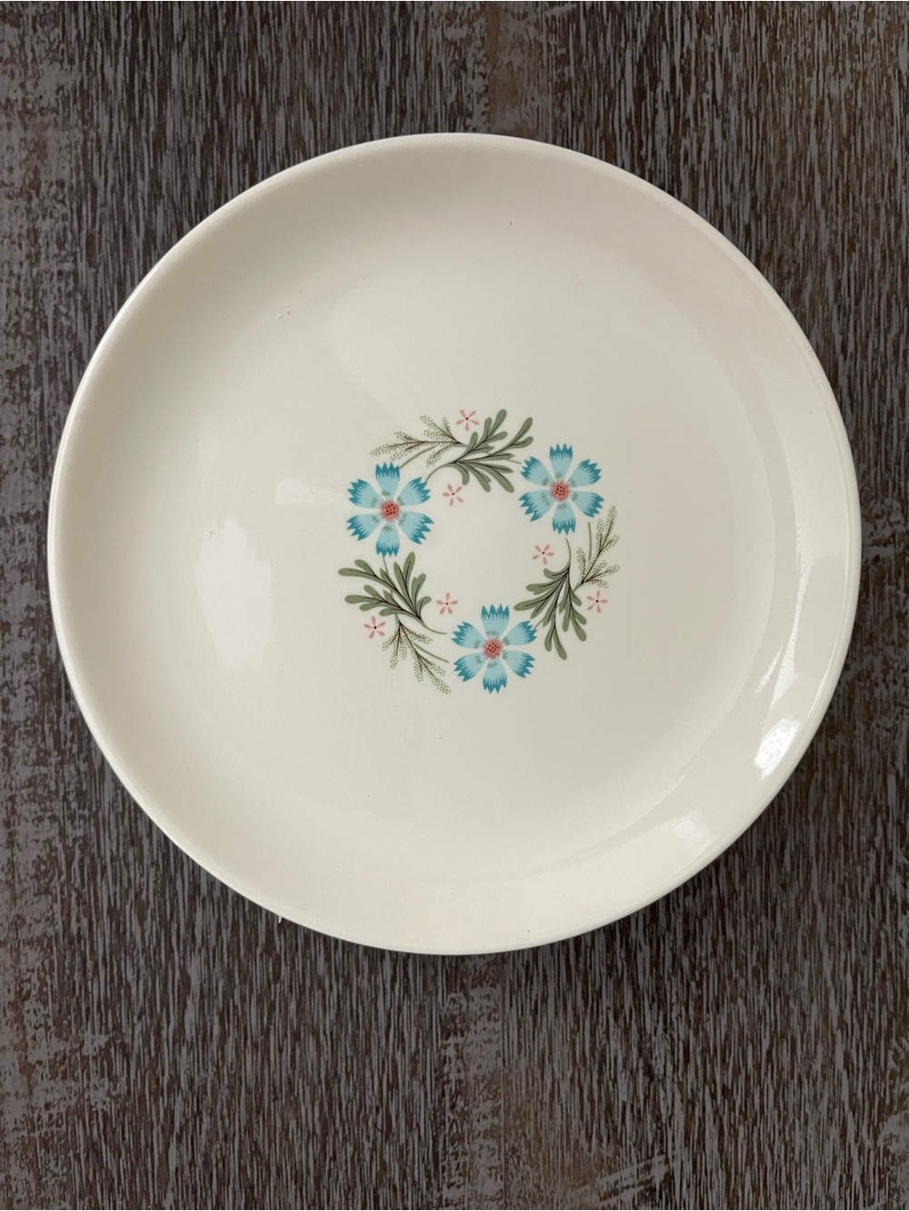 Vintage Taylor Smith & Taylor “Bridal Wreath” salad plates set of three